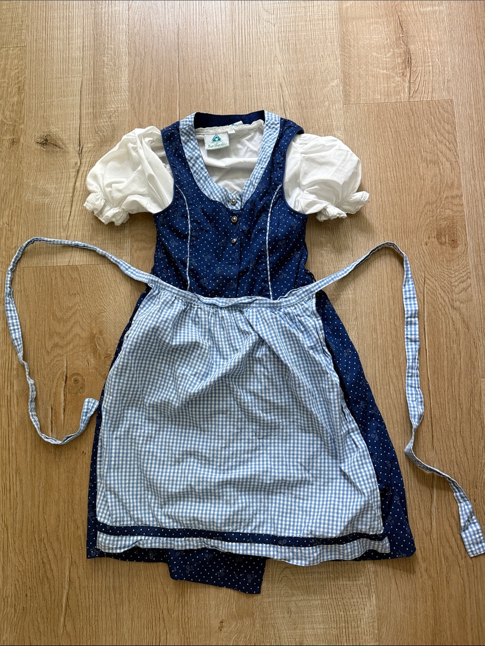 German Fraulein Kids 3 Piece Costume